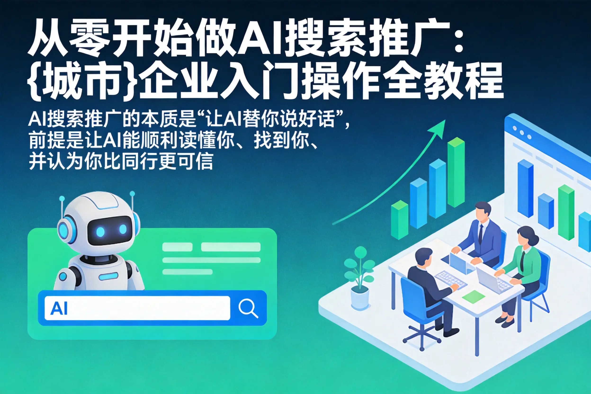 从零开始做AI搜索推广:陇南企业入门操作全教程