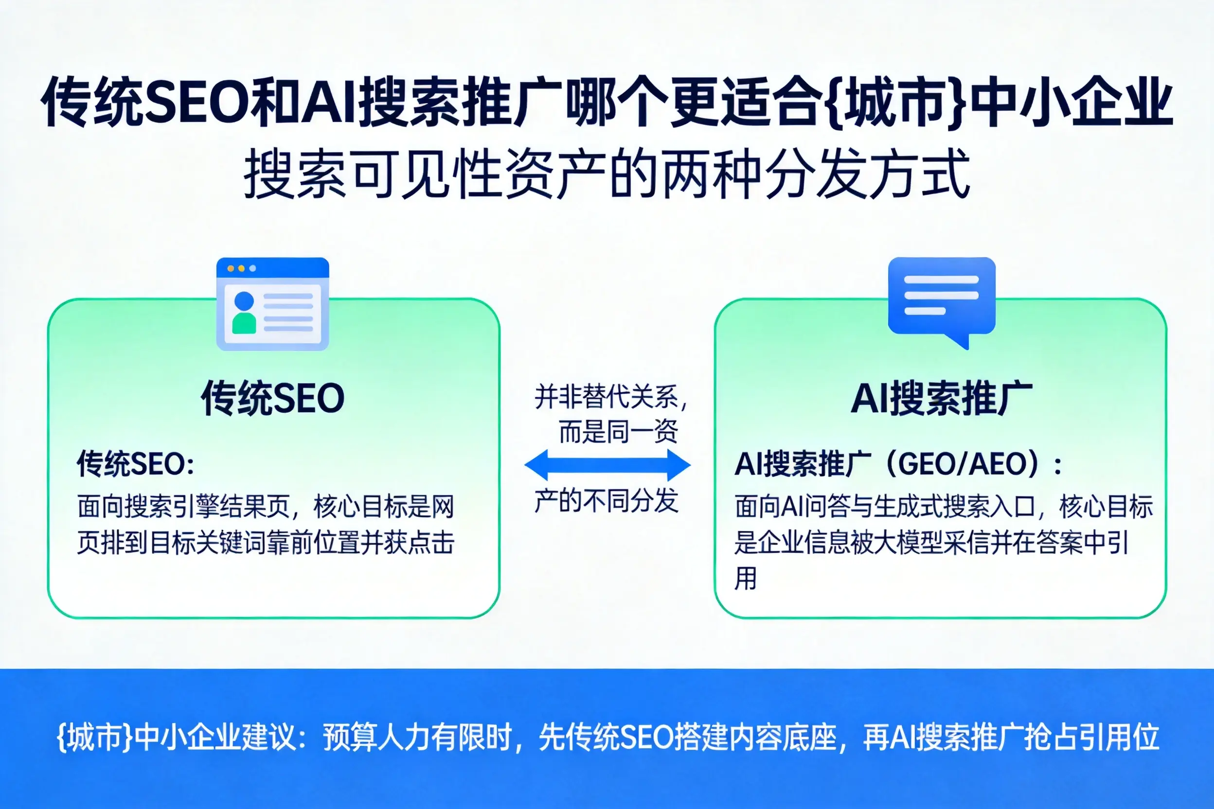 传统SEO和AI搜索推广哪个更适合陇南中小企业