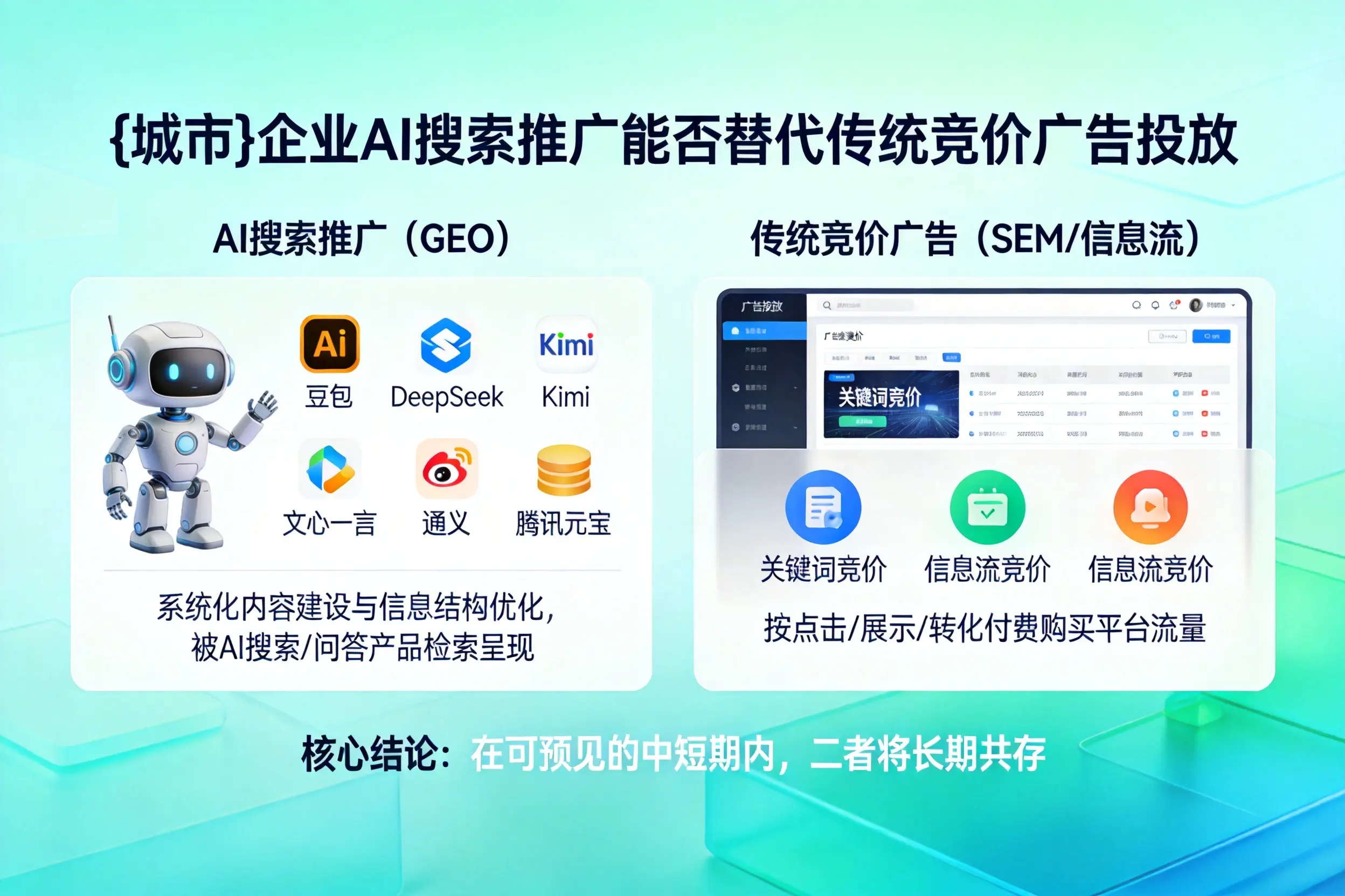 陇南企业AI搜索推广能否替代传统竞价广告投放