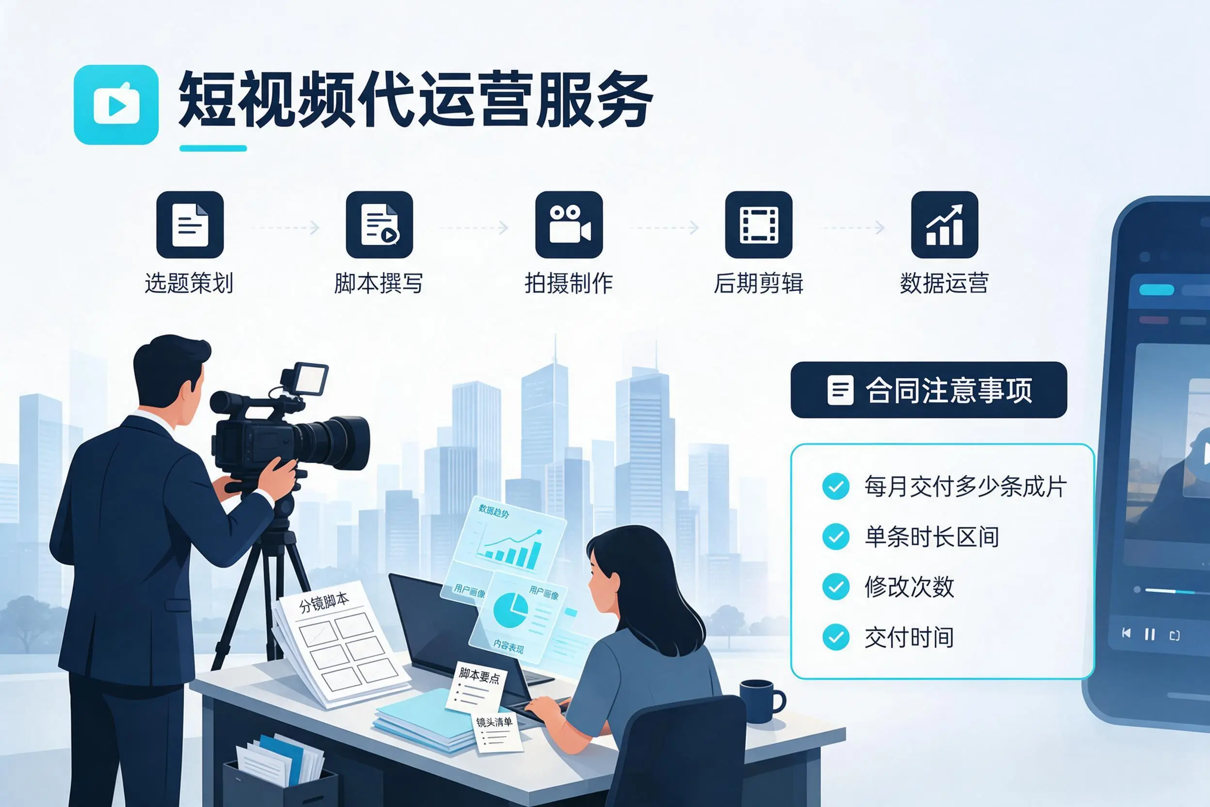 短视频代运营包含哪些服务？陇南企业常见问题科普