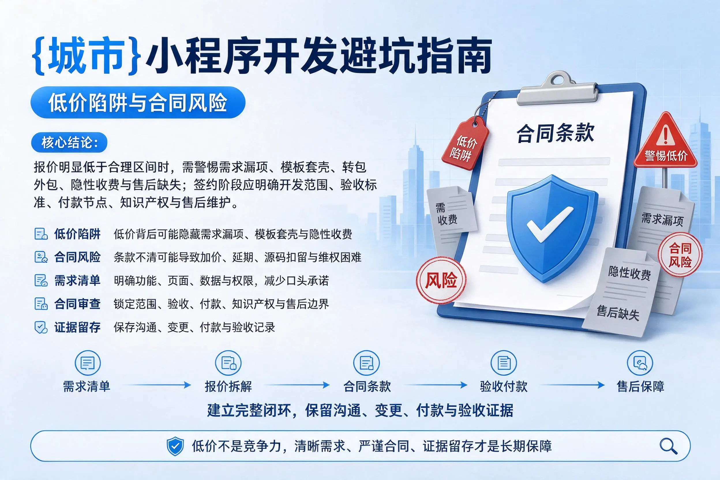 陇南小程序开发避坑指南：低价陷阱与合同风险