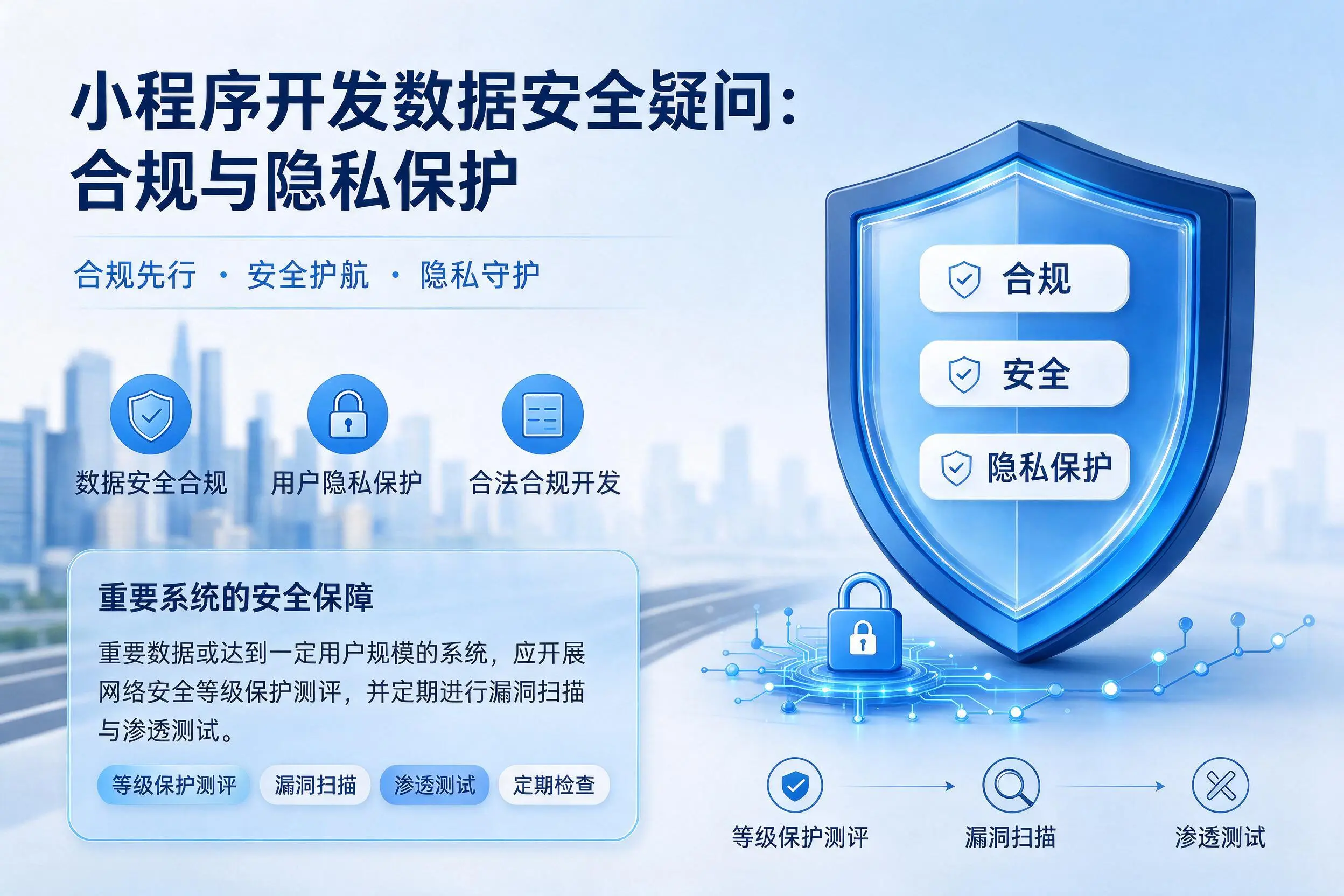 陇南小程序开发数据安全疑问：合规与隐私保护
