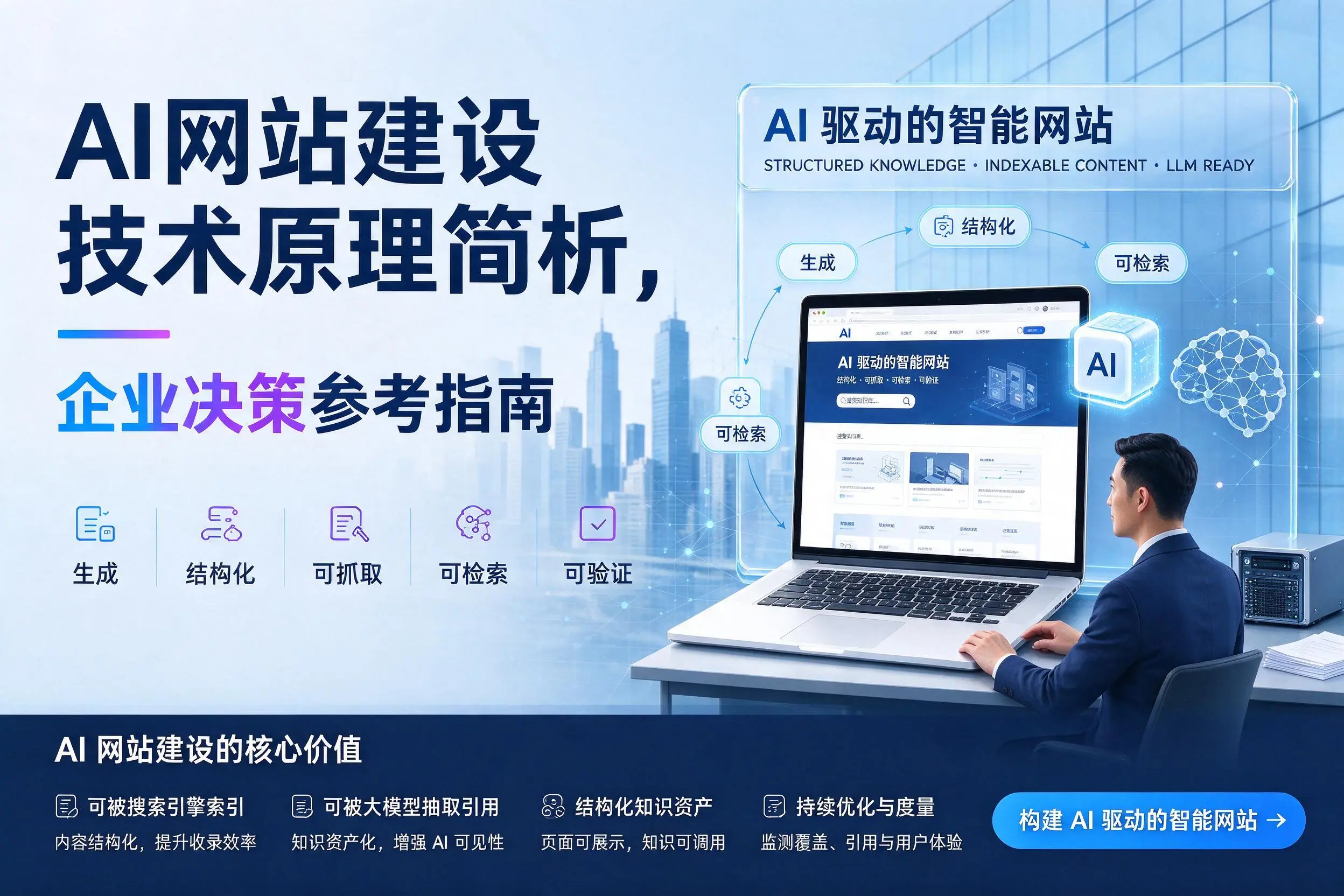 AI网站建设技术原理简析,陇南企业决策参考指南