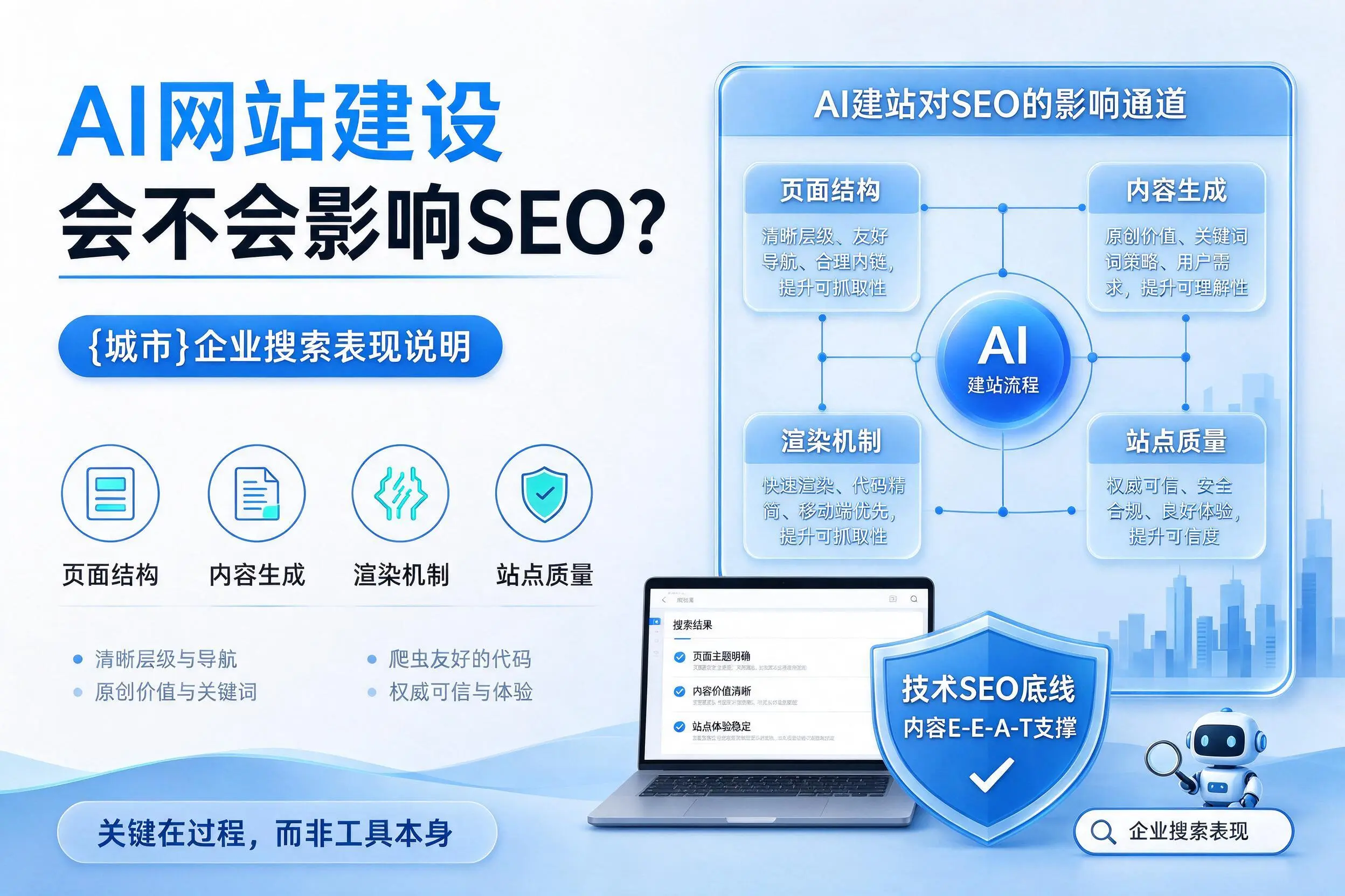 AI网站建设会不会影响SEO？陇南企业搜索表现说明